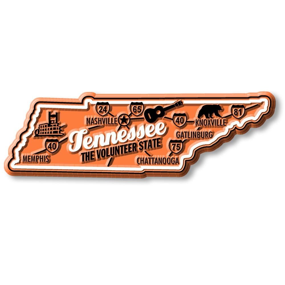 Tennessee - TN Premium State Magnet Collectible Souvenir Made in the USA