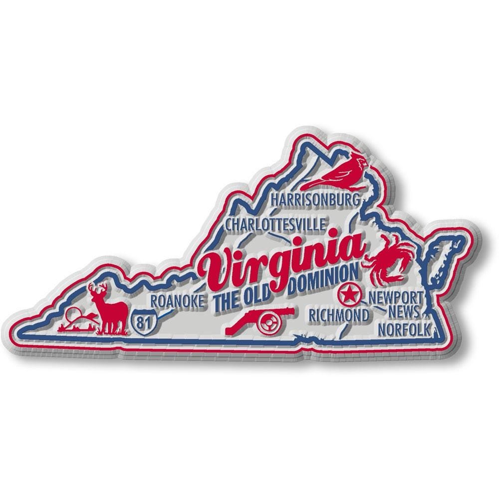 Virginia - VA Premium State Magnet Collectible Souvenir Made in the USA