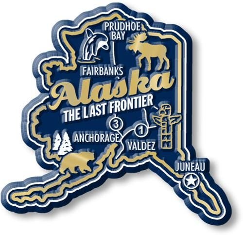 Alaska - AK Premium State Magnet Collectible Souvenir Made in the USA