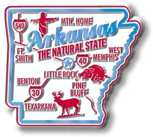 Arkansas - AR Premium State Magnet Collectible Souvenir Made in the USA