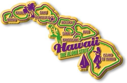 Hawaii - HI Premium State Magnet Collectible Souvenir Made in the USA