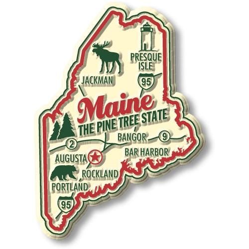 Maine - ME Premium State Magnet Collectible Souvenir Made in the USA