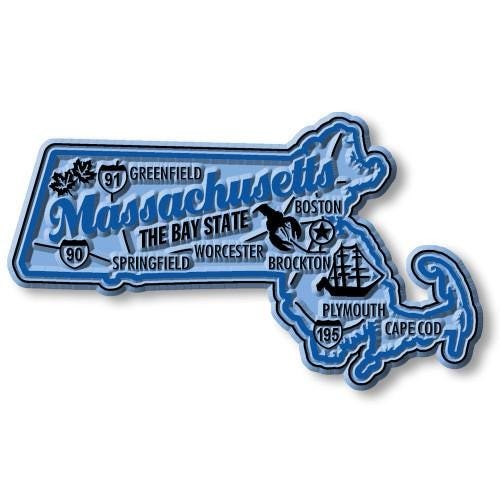 Massachusetts - MA Premium State Magnet Collectible Souvenir Made in the USA