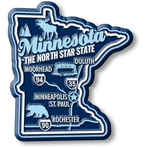 Minnesota - MN Premium State Magnet Collectible Souvenir Made in the USA