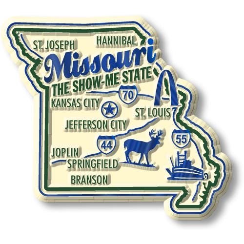 Missouri - MO Premium State Magnet Collectible Souvenir Made in the USA