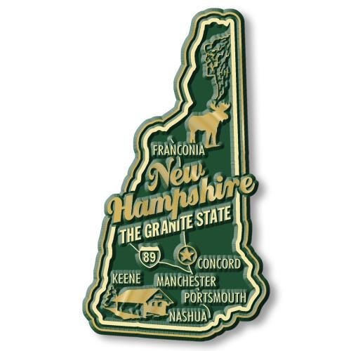 New Hampshire - NH Premium State Magnet Collectible Souvenir Made in the USA