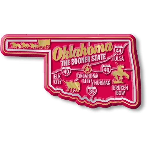 Oklahoma - OK Premium State Magnet Collectible Souvenir Made in the USA