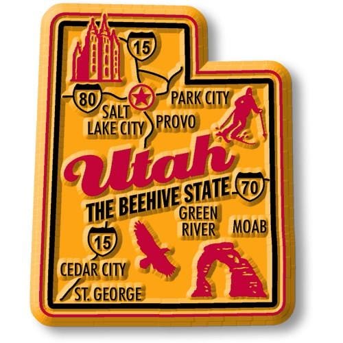 Utah - UT Premium State Magnet Collectible Souvenir Made in the USA