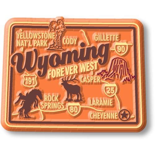 Wyoming - WY Premium State Magnet Collectible Souvenir Made in the USA