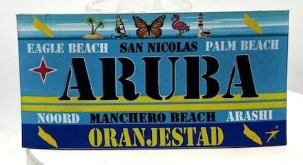 ARUBA Country Magnet Collectible Souvenir Made in the USA
