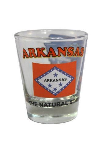 Arkansas Shot Glass – “The Natural State” 2 oz | Rich, Heritage-Inspired Souvenir