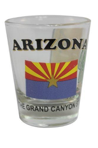 Arizona Shot Glass – “The Grand Canyon State” 2 oz | Bold, Desert-Inspired Souvenir