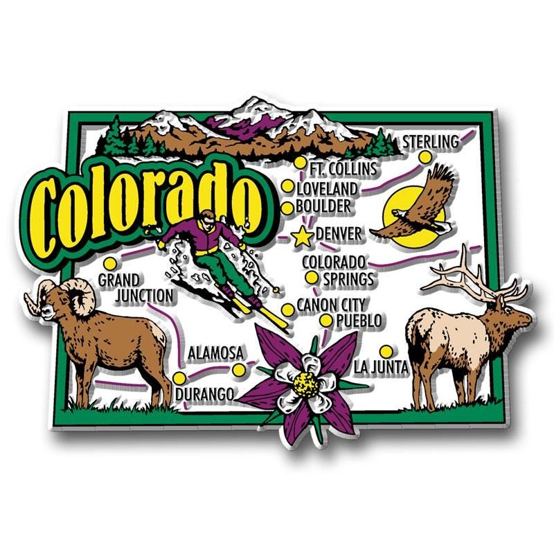 Colorado - CO Jumbo State Magnet – Collectible Souvenirs & Gifts Made in the USA