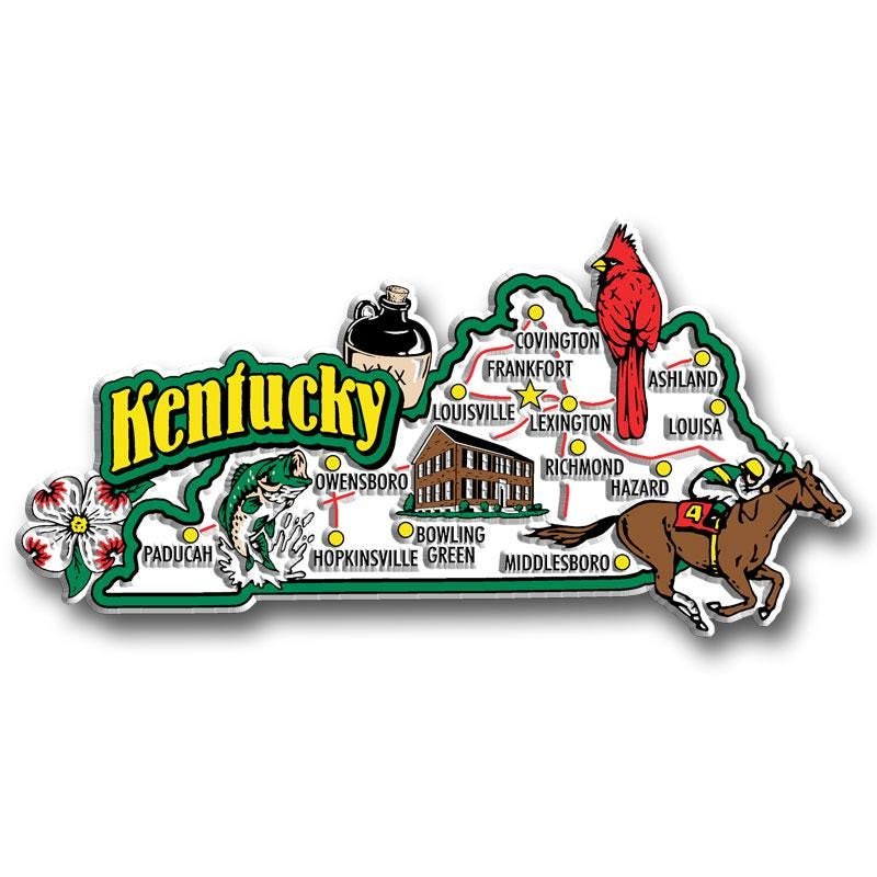 KENTUCKY - KY Jumbo State Magnet – Collectible Souvenirs & Gifts Made in the USA