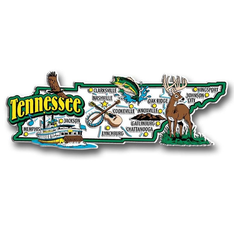 Tennessee - TN Jumbo State Magnet – Collectible Souvenirs & Gifts Made in the USA