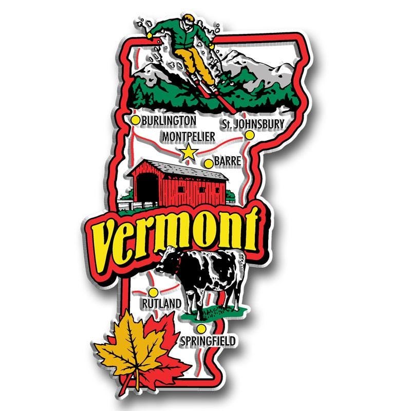 Vermont - VT Jumbo State Magnet – Collectible Souvenirs & Gifts Made in the USA