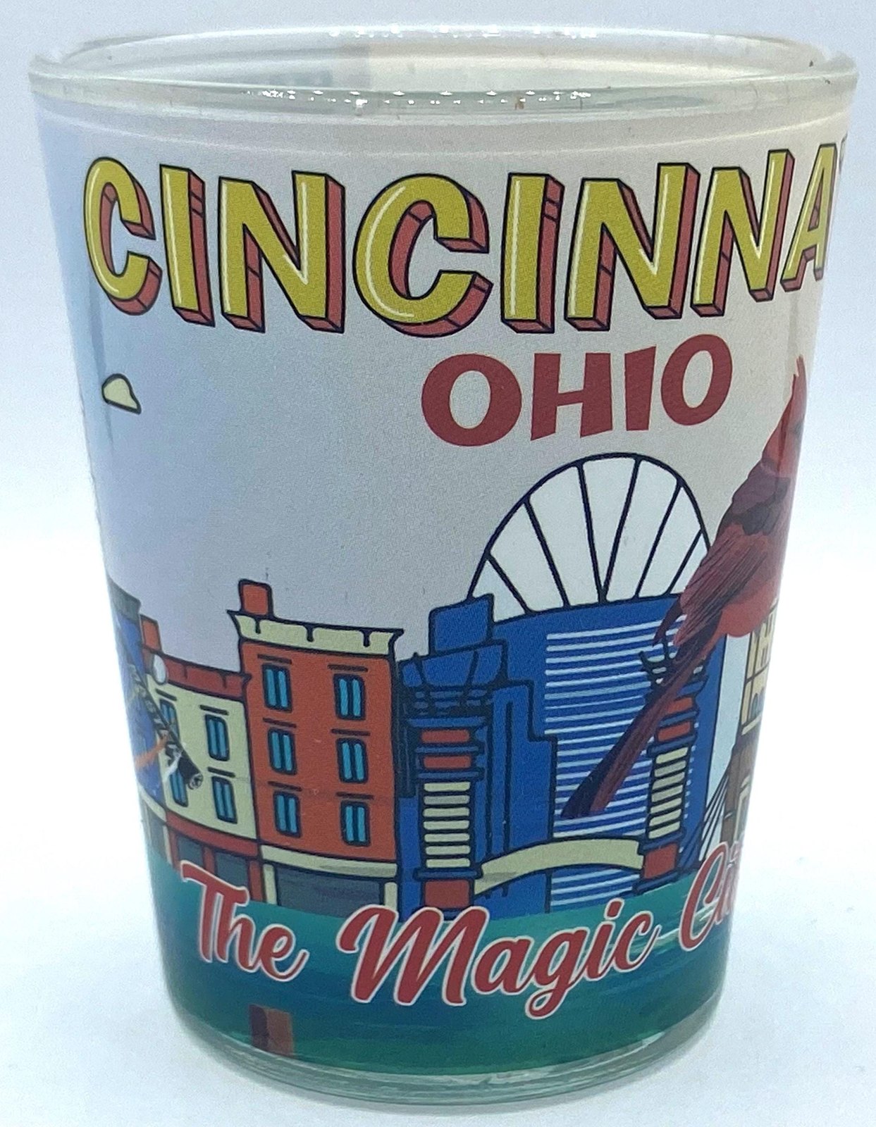 Cincinnati City Ohio Skyline & Spirit Shot Glass – 2 oz