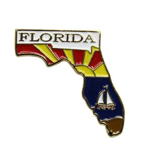 Florida - FL Hat Pin Colorful attractive.