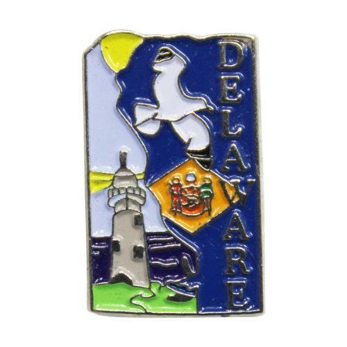 DELAWARE - DE Hat Pin Colorful attractive.