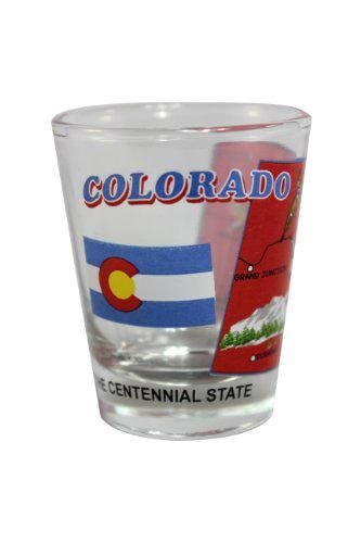Colorado Shot Glass – “Centennial State” | 2 oz Souvenir iconic charm with collectible