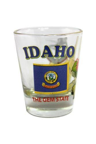 Idaho State Shot Glass – “The Gem State” | 2 oz Souvenir iconic charm with collectible