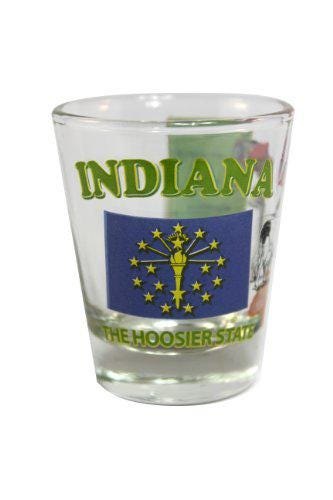 Indiana State Shot Glass – “The Hoosier State” | 2 oz Souvenir iconic charm with collectible
