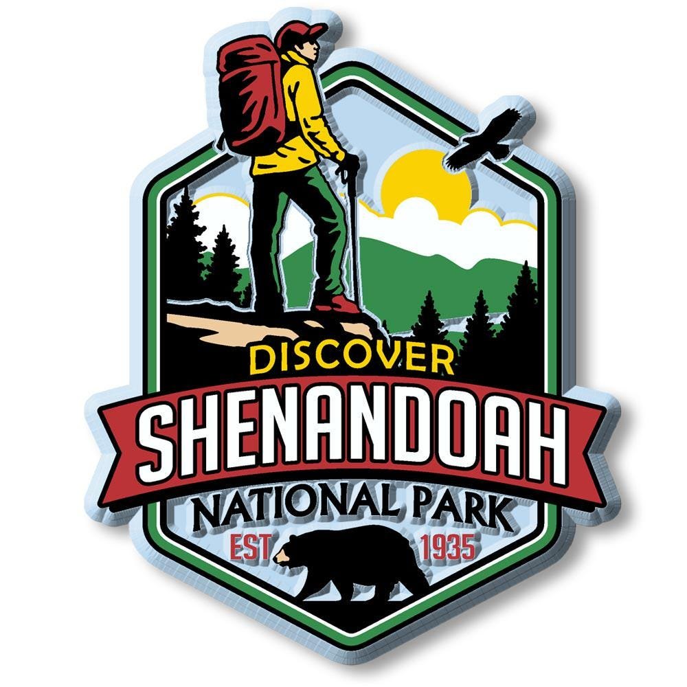 Shenandoah National Park Collectible Souvenir Fridge Magnet Made in USA