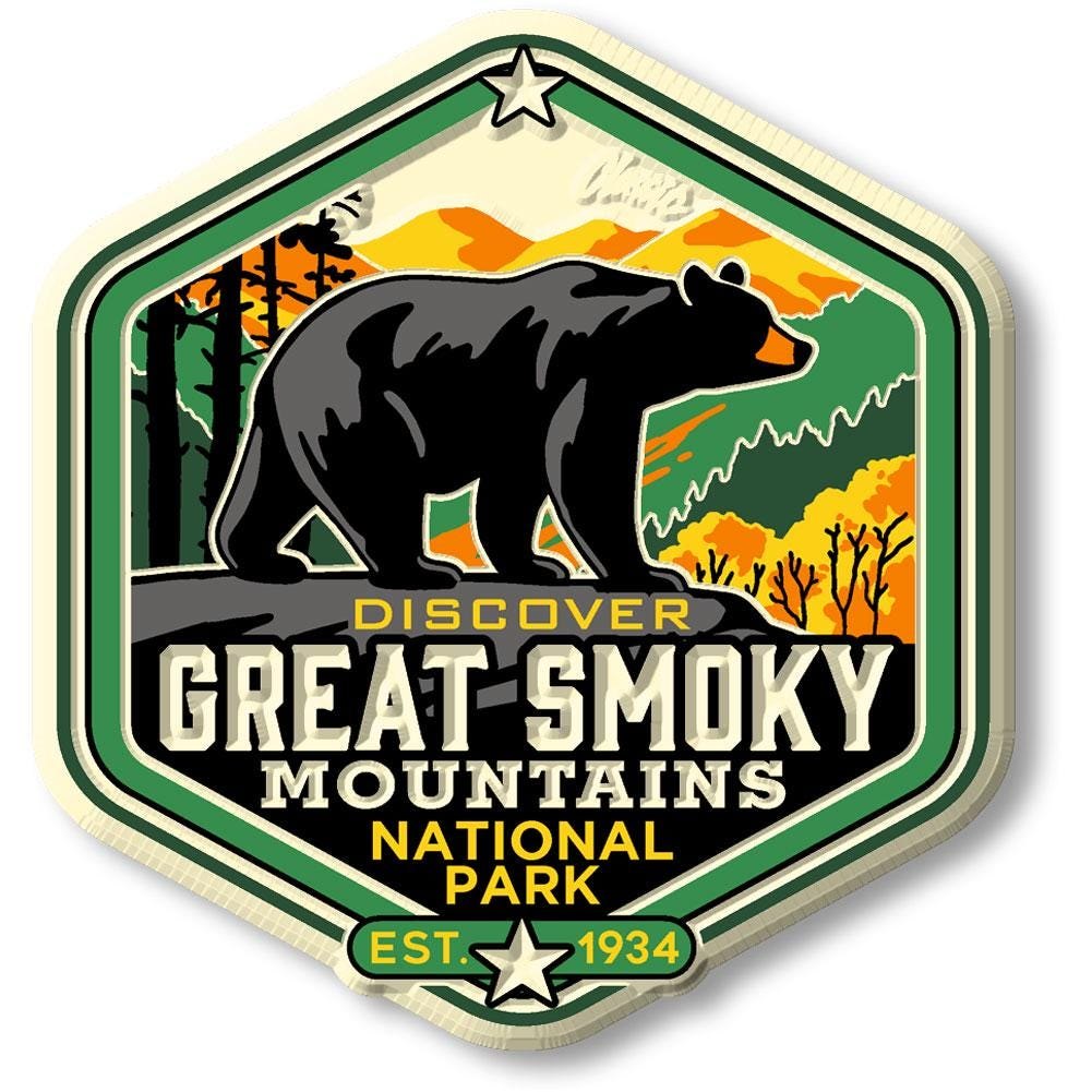 Great Smoky National Park Collectible Souvenir Fridge Magnet Made in USA