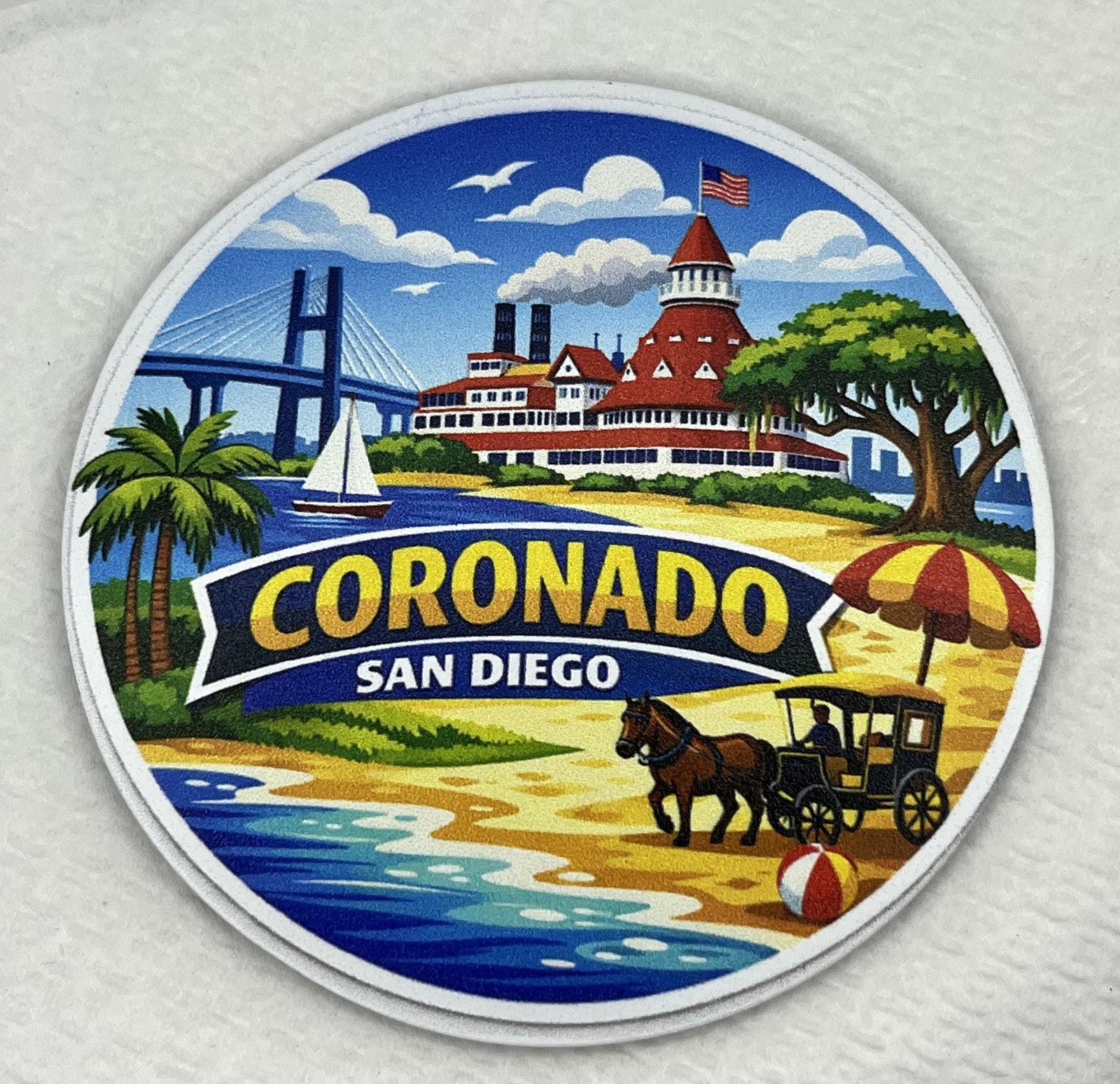 Coronado San Diego Flexible Magnet – Collectible Souvenir (Made in USA)