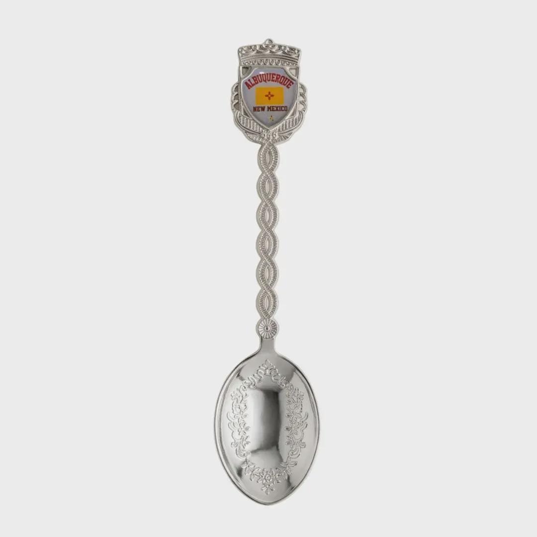 Albuquerque New Mexico Jumbo Spoon Collectible Souvenir 4.5"