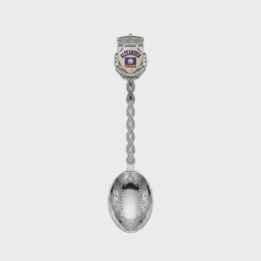 Alexandria Virginia Jumbo Spoon Collectible Souvenir 4.5"
