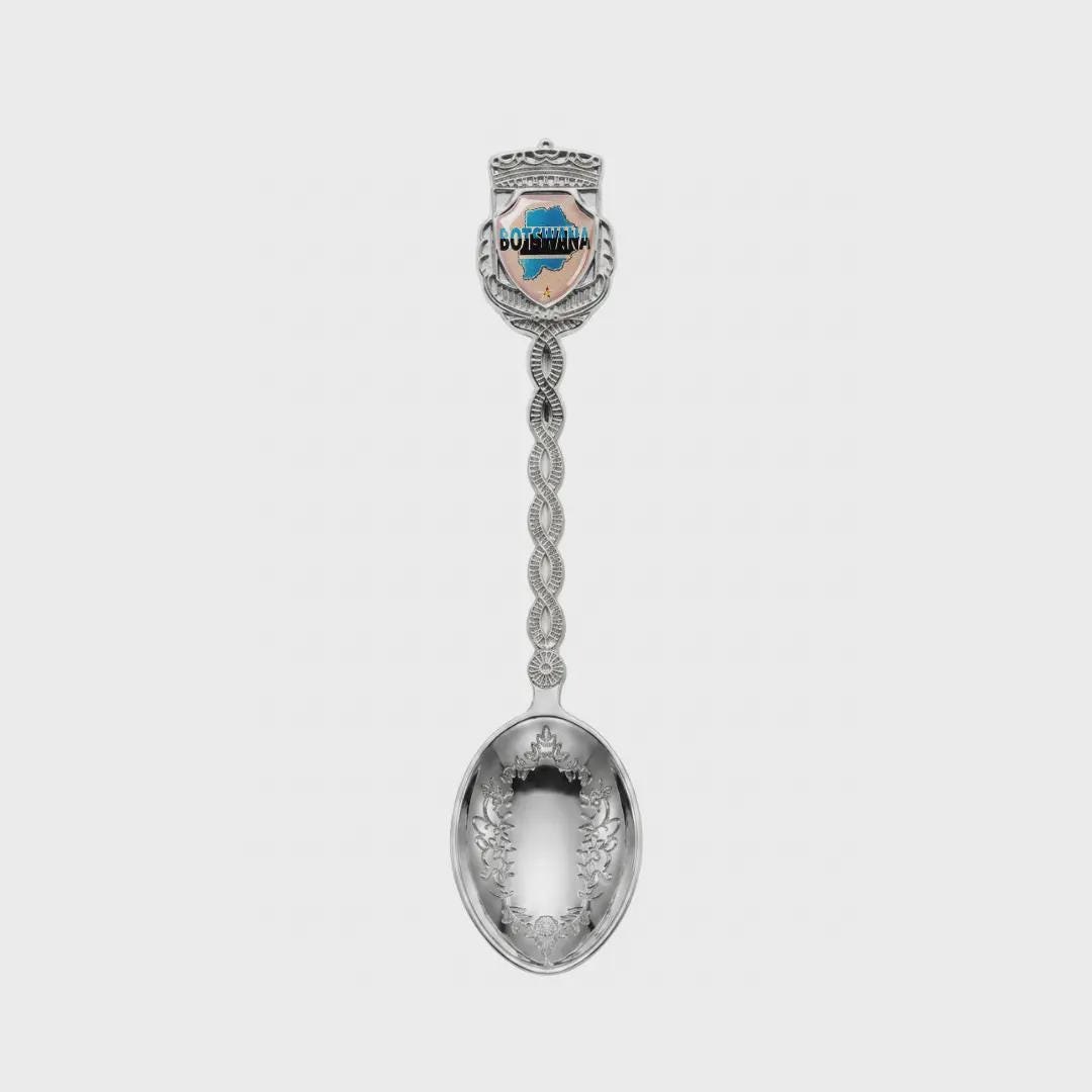 Botswana Jumbo Spoon Collectible Souvenir 4.5"