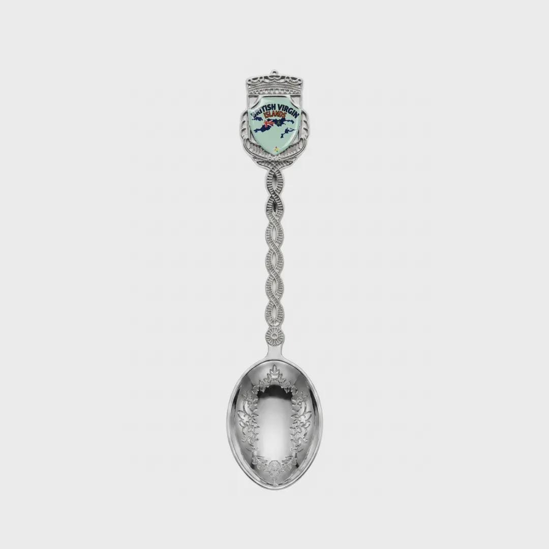 British Virgin Island Jumbo Spoon Collectible Souvenir 4.5"