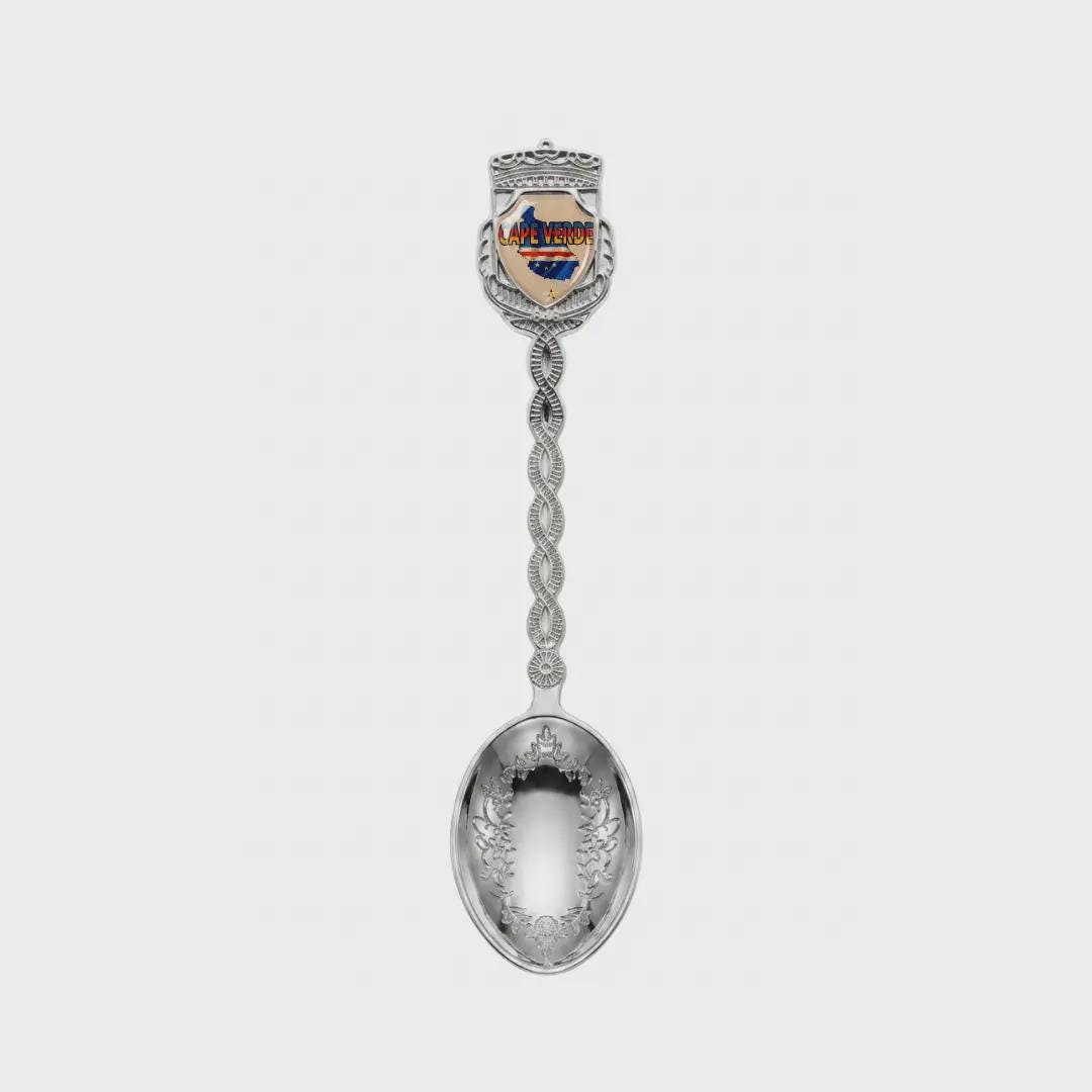 Cape Verde Jumbo Spoon Collectible Souvenir 4.5"