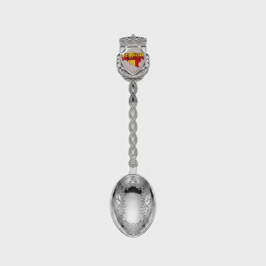 Belgium Jumbo Spoon Collectible Souvenir 4.5"