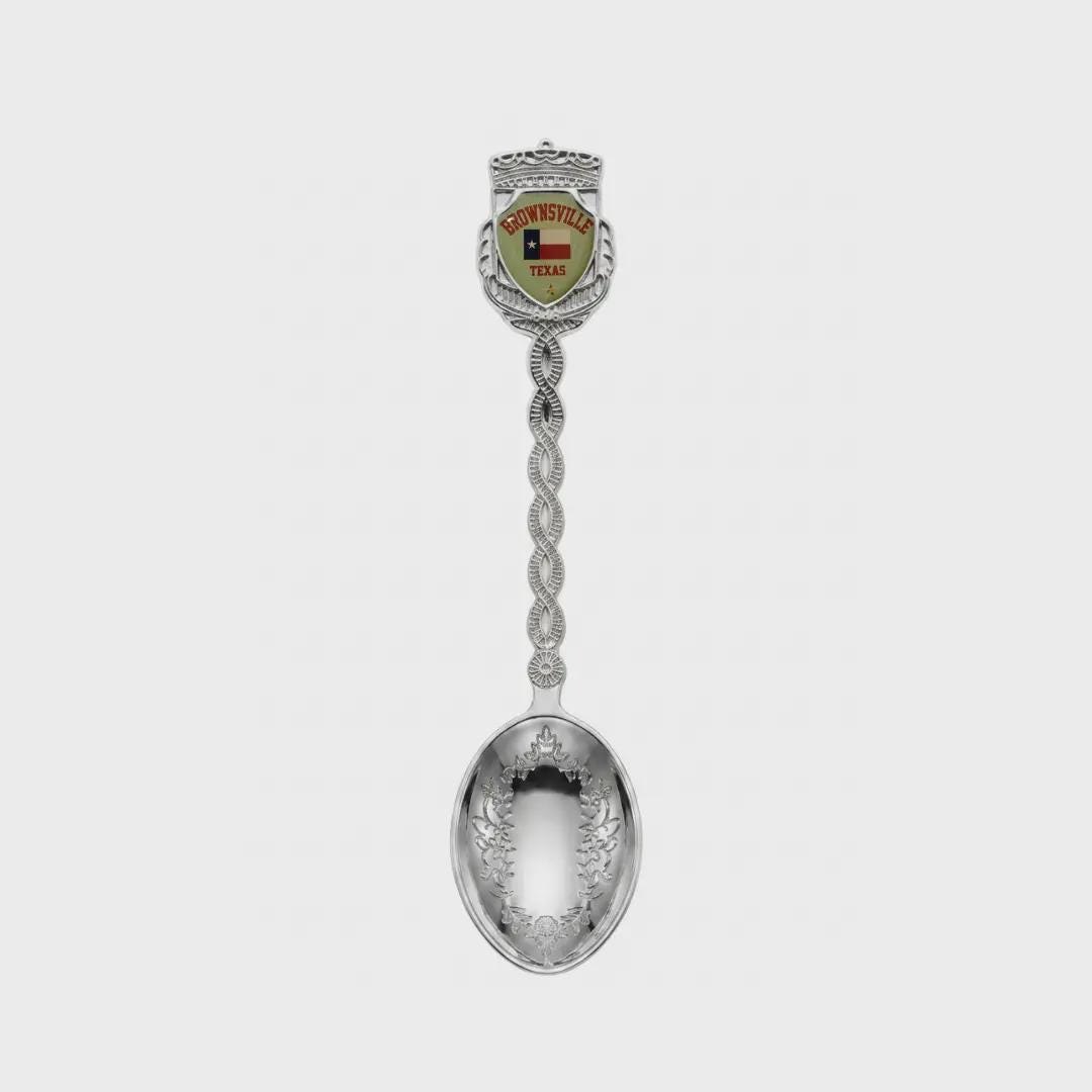 Brownsville Texas Jumbo Spoon Collectible Souvenir 4.5"