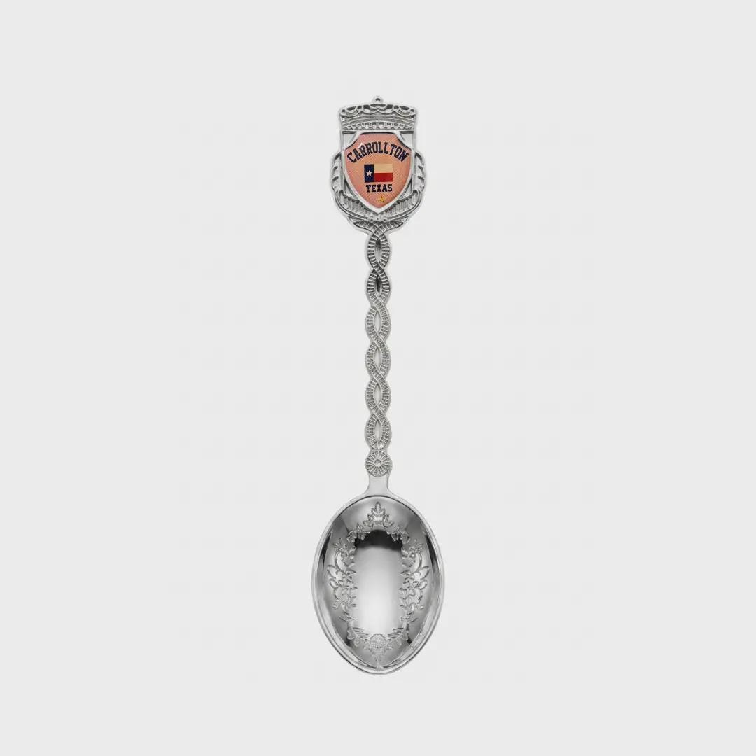Carrollton Texas Jumbo Spoon Collectible Souvenir 4.5"