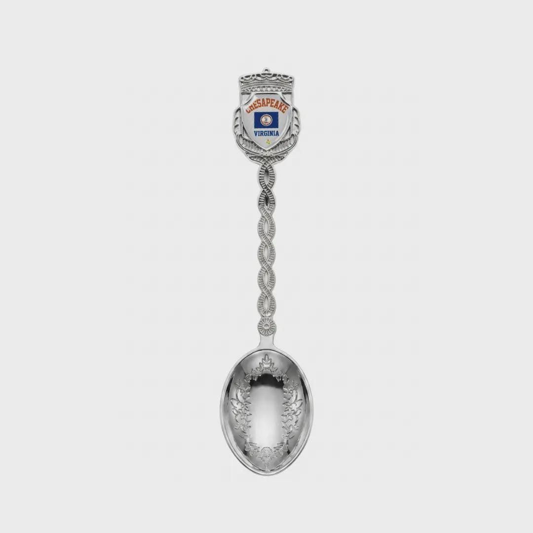 Chesapeake Virginia Jumbo Spoon Collectible Souvenir 4.5"
