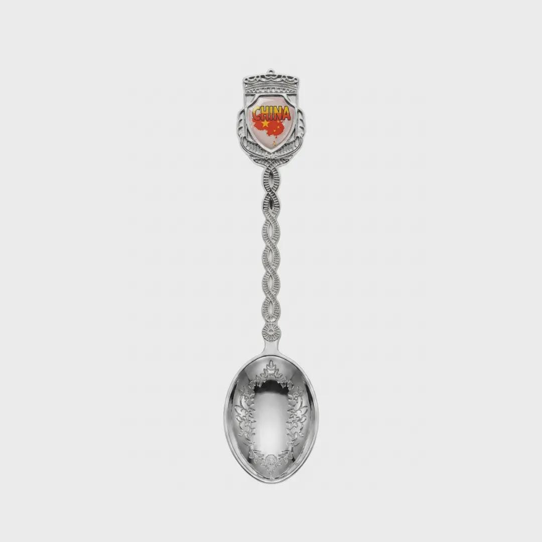 China Jumbo Spoon Collectible Souvenir 4.5"