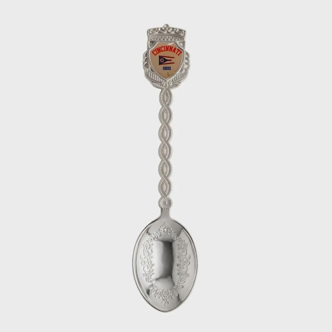 Cincinnati Ohio Jumbo Spoon Collectible Souvenir 4.5"