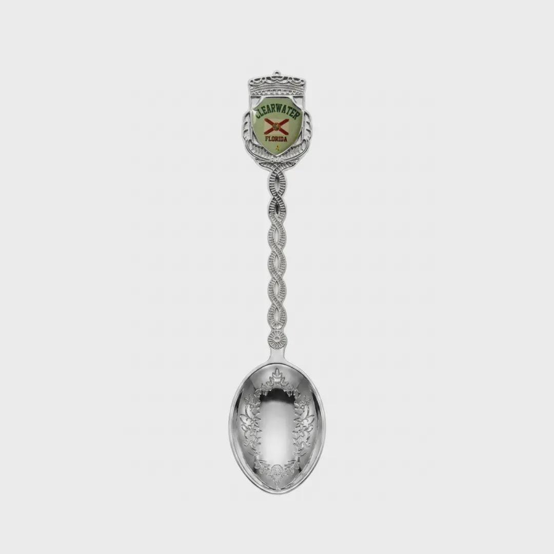 Clearwater Florida Jumbo Spoon Collectible Souvenir 4.5"