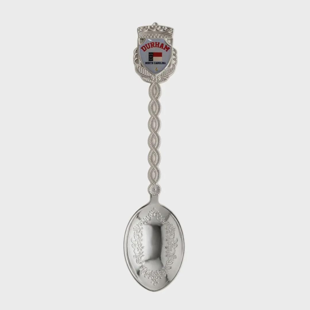 Durham North Carolina Jumbo Spoon Collectible Souvenir 4.5"