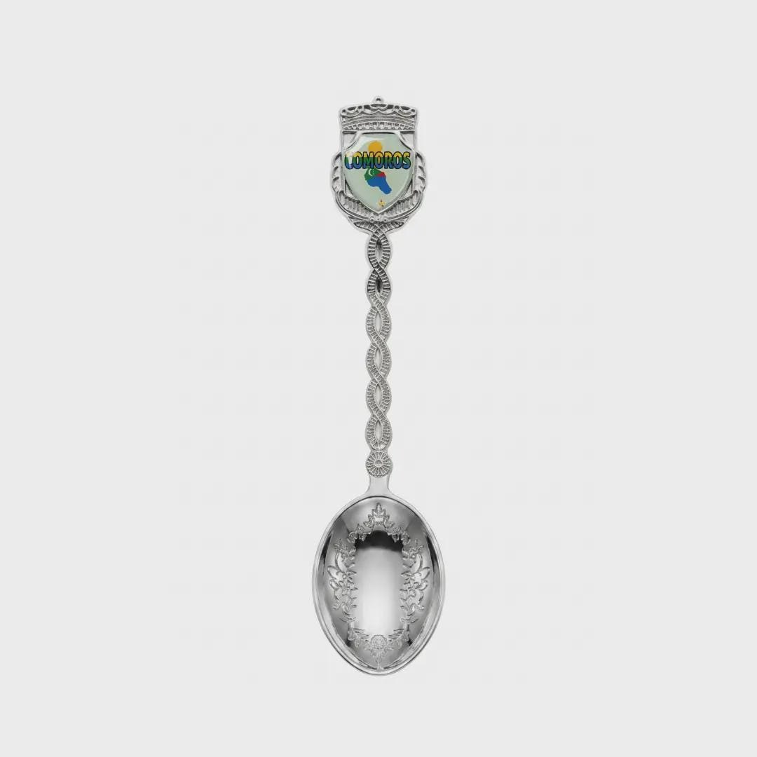 Comoros Jumbo Spoon Collectible Souvenir 4.5"