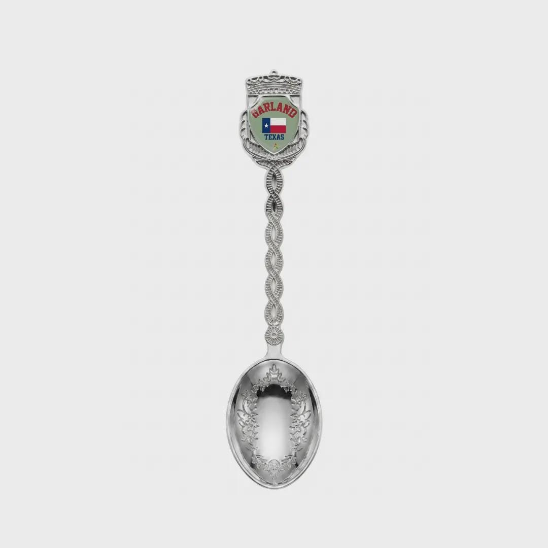 Garland Texas Jumbo Spoon Collectible Souvenir 4.5"