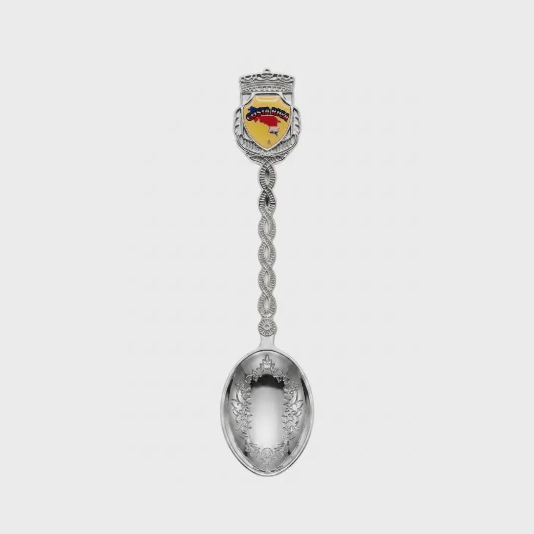 Costa Rica Jumbo Spoon Collectible Souvenir 4.5"
