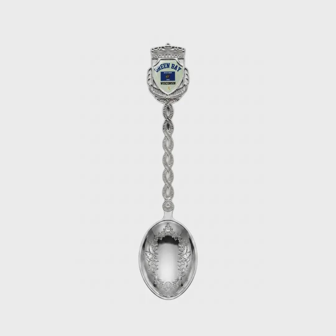 Green Bay Wisconsin Jumbo Spoon Collectible Souvenir 4.5"