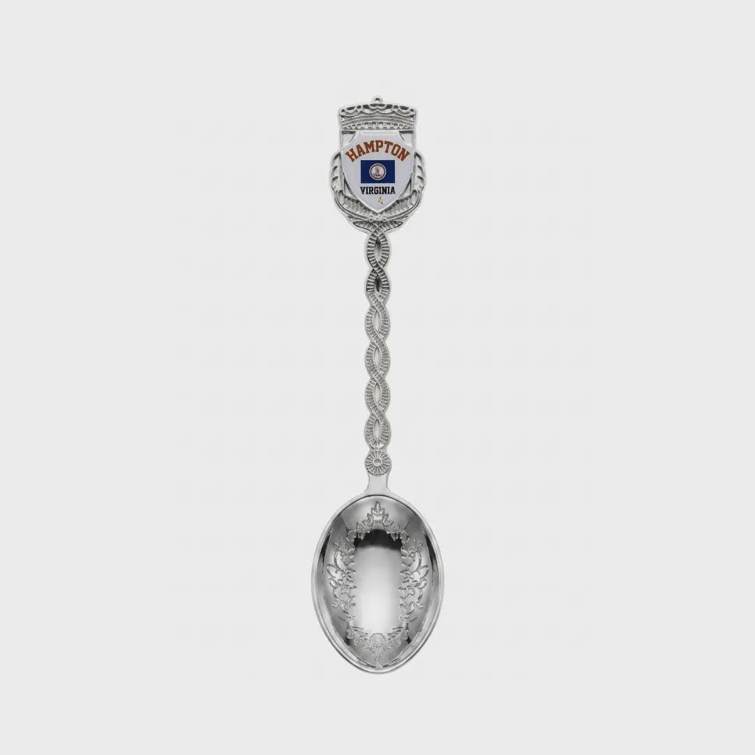 Hampton Virginia Jumbo Spoon Collectible Souvenir 4.5"