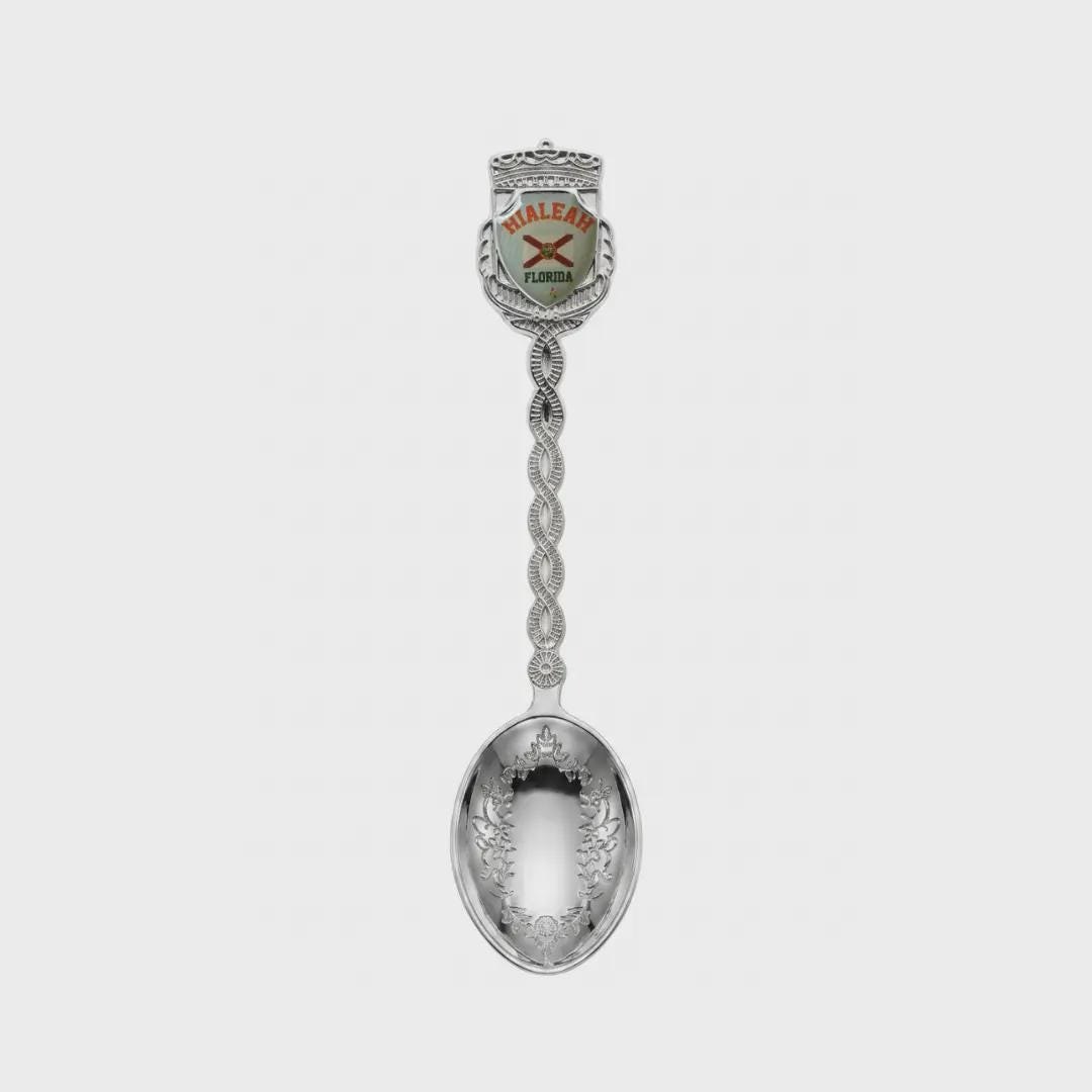 Hialeah Florida Jumbo Spoon Collectible Souvenir 4.5"