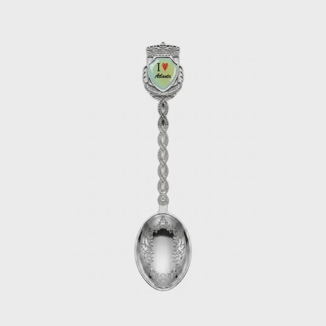 I love Atlanta Jumbo Spoon Collectible Souvenir 4.5"