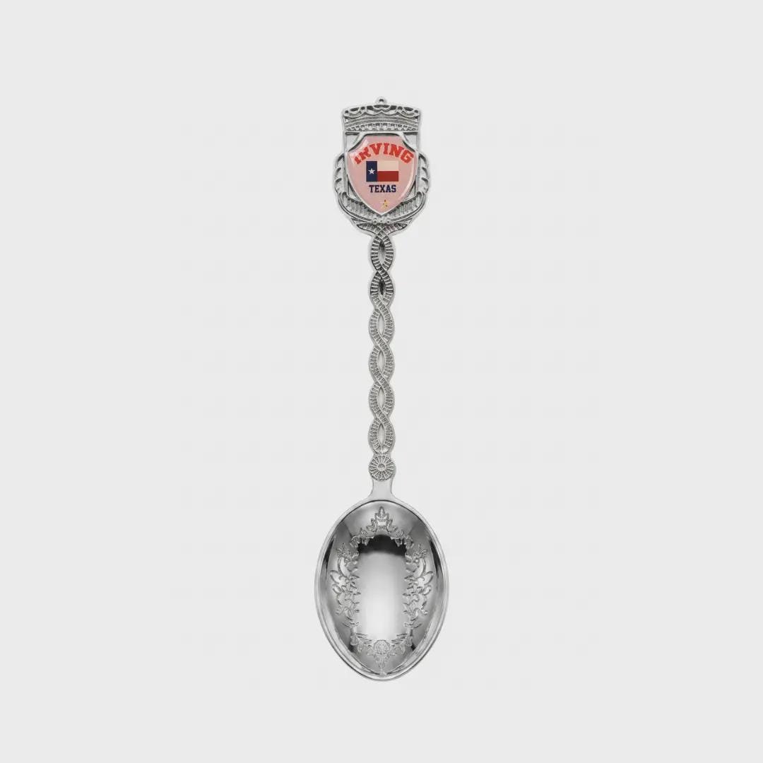 Irving Texas Jumbo Spoon Collectible Souvenir 4.5"